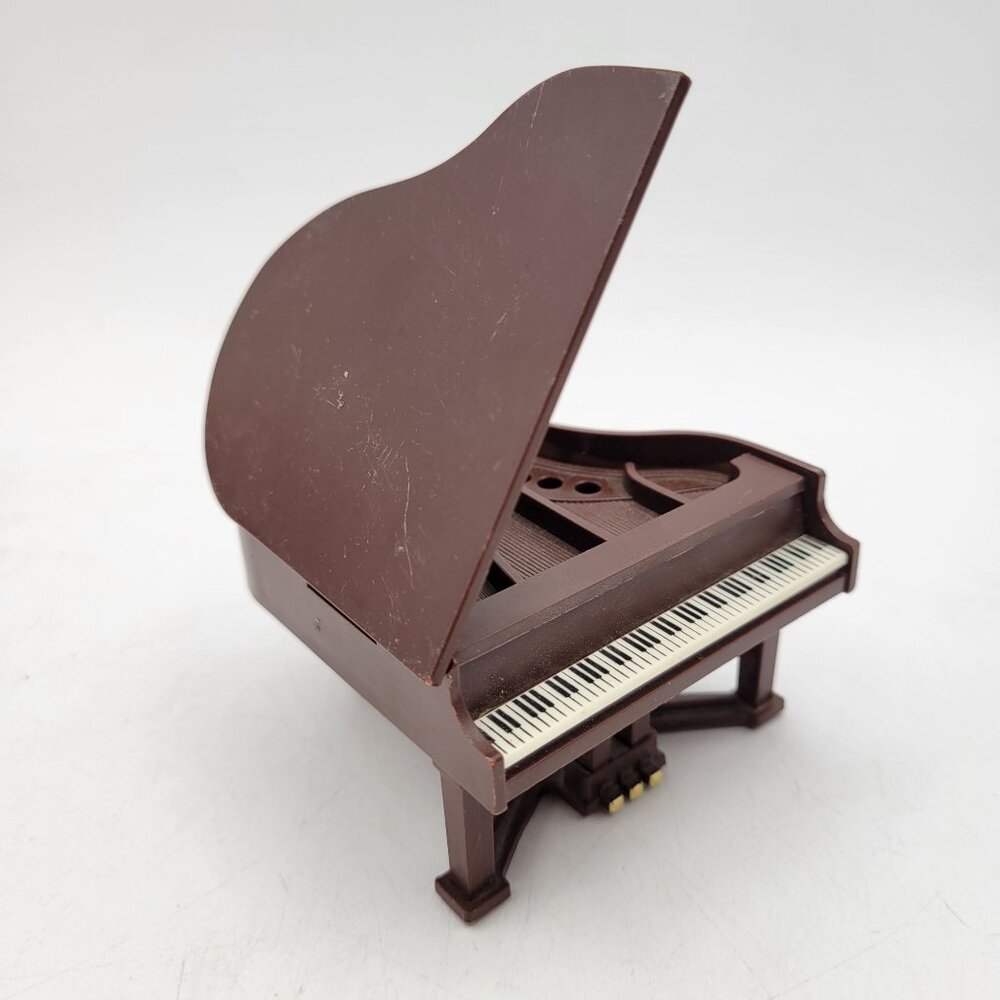 Fisher Price Dollhouse #274 Furniture Lot Vintage 1977 Piano Fireplace Kitchen - Picture 6 of 16